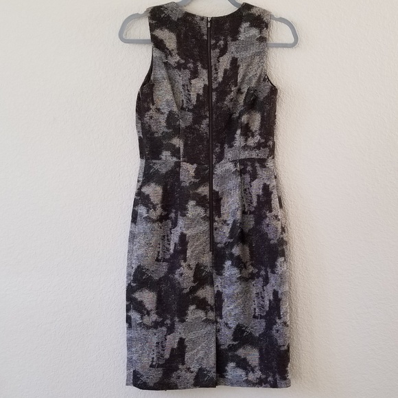 Banana Republic brown grey Sheath Dress size 0 - Picture 5 of 6